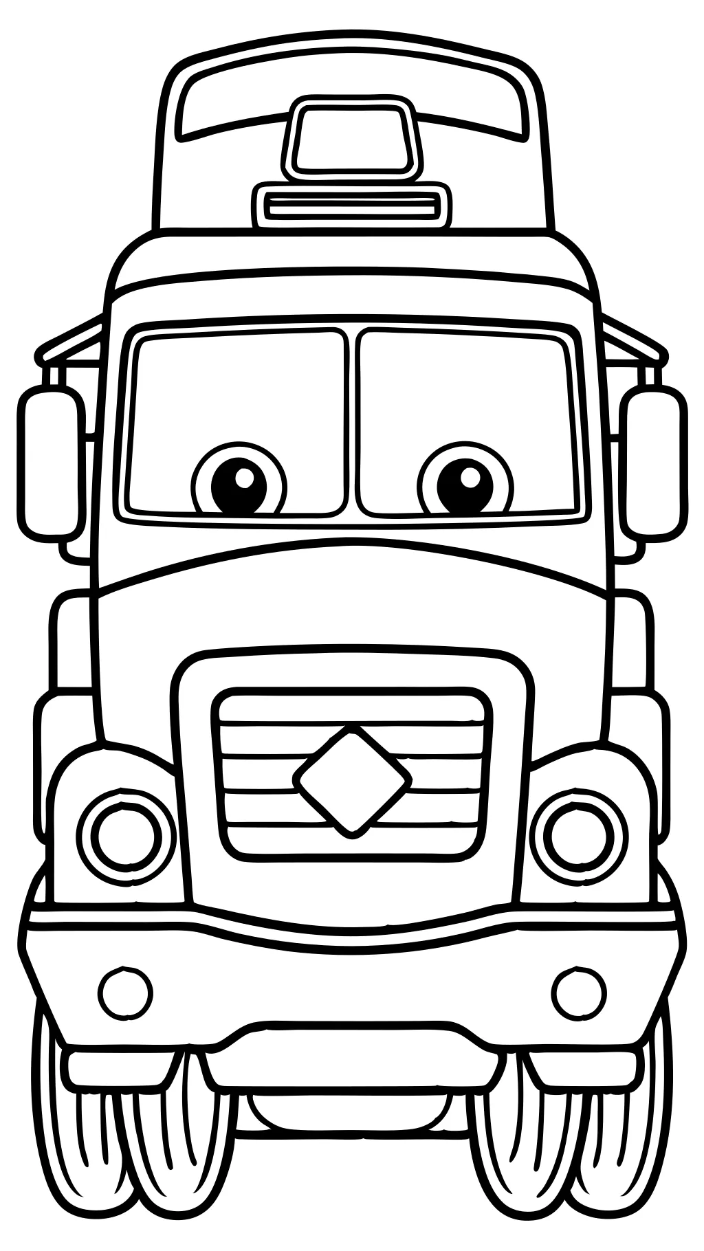 printable coloring pages trucks